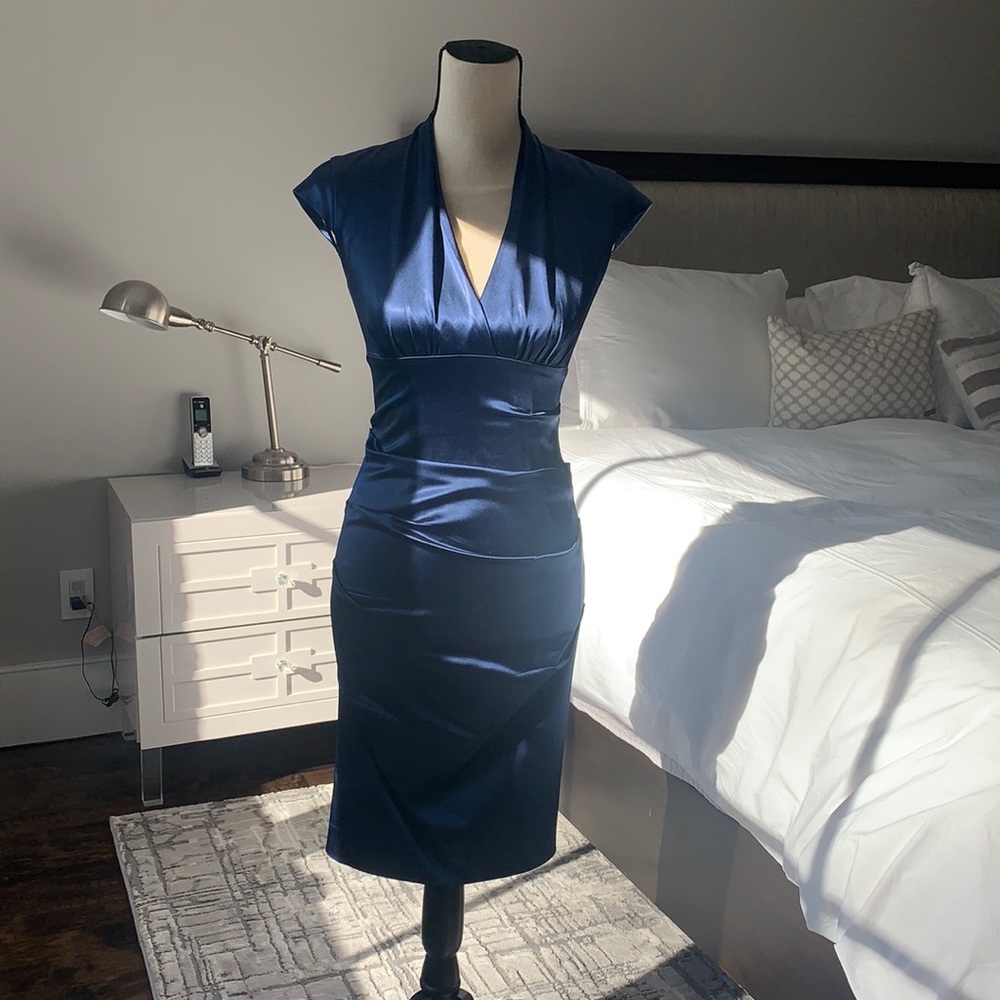 Nicole Miller satin dress